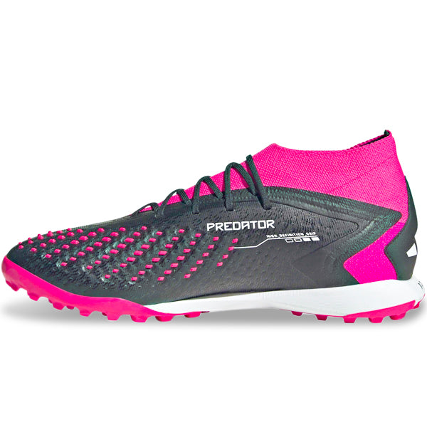 adidas Predator Accuracy.1 Turf Soccer Shoes (Core Black/Team Shock Pink)