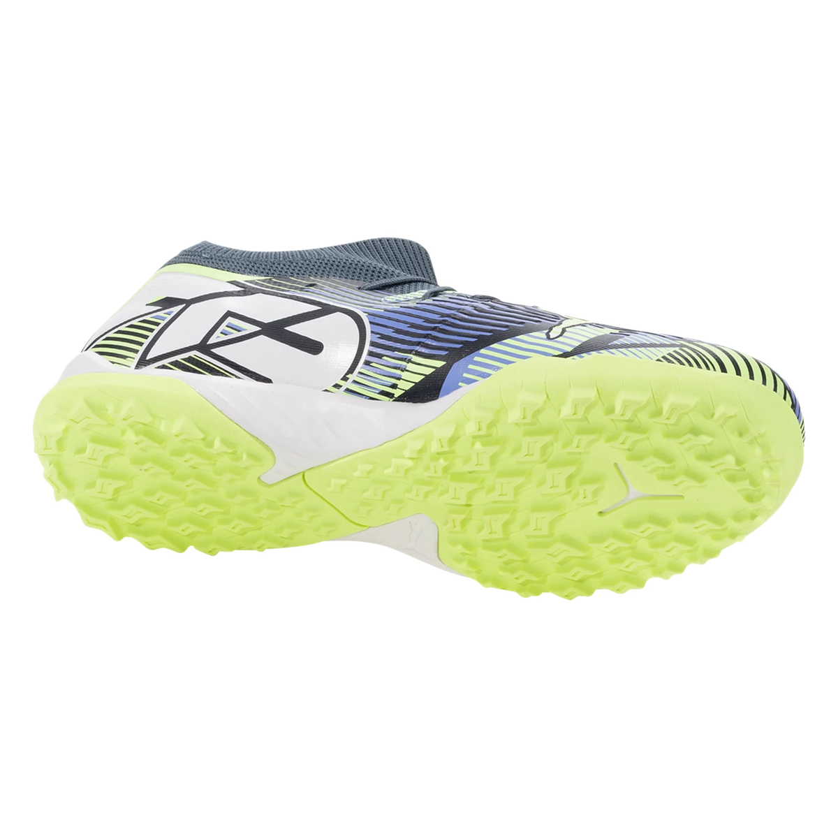 Puma Future 7 Match Turf Soccer Shoes (Gray Skies/Fizzy Apple)