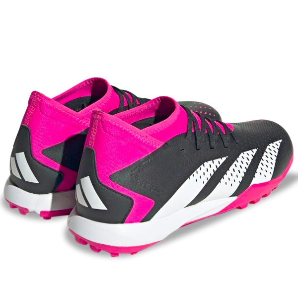 adidas Predator Accuracy.3 Turf Soccer Shoes (Core Black/Team Shock Pink)