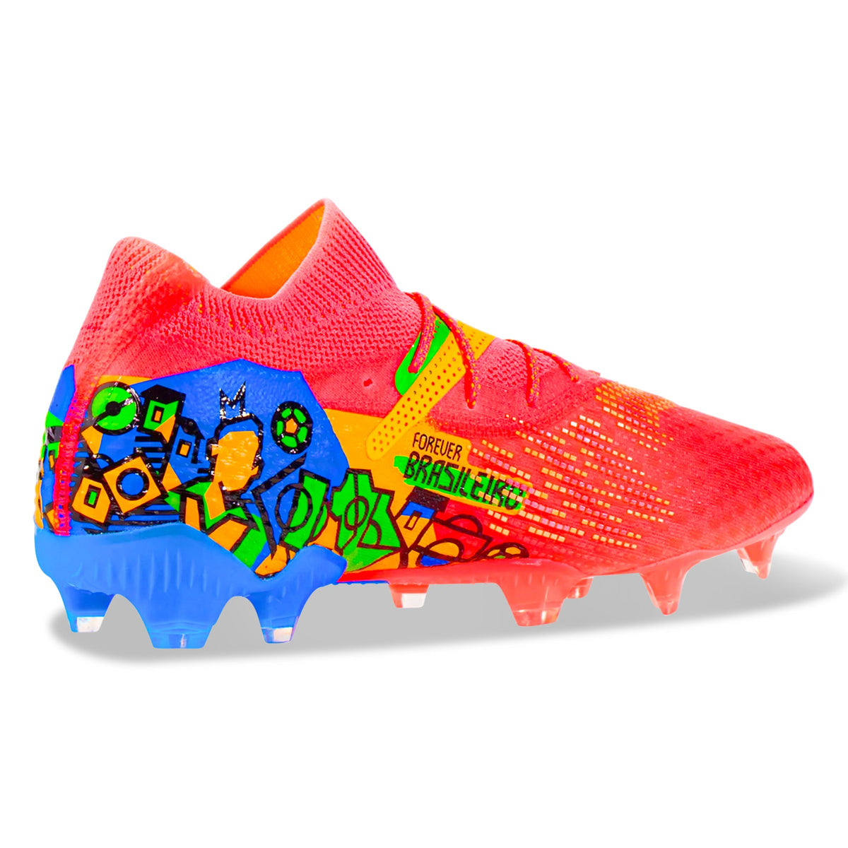 Puma Future 7 Ultimate Neymar Jr. FG/AG Soccer Cleats (Sunset Glow/Puma Black)