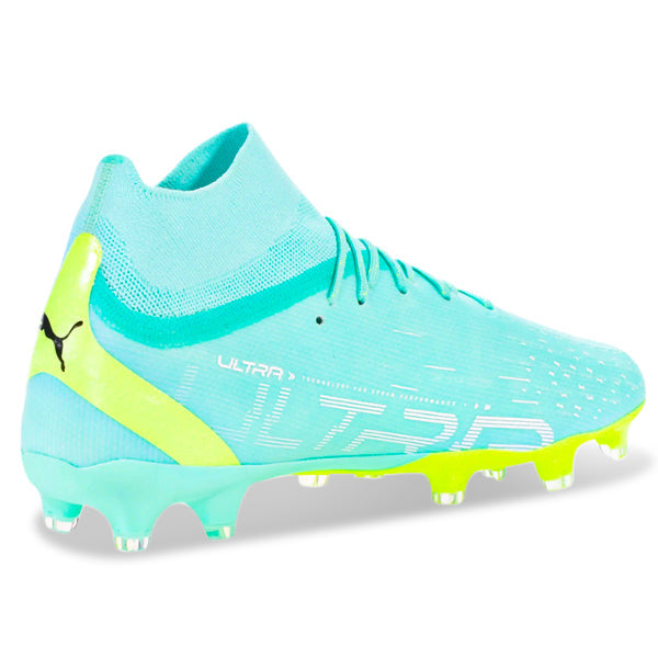 Puma Ultra Pro FG/AG Soccer Cleats (Peppermint/Yellow)