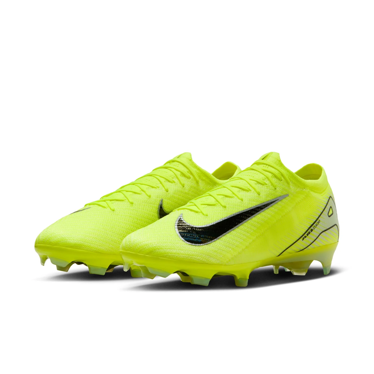 Nike Zoom Vapor 16 Elite FG Soccer Cleats (Volt/Black)