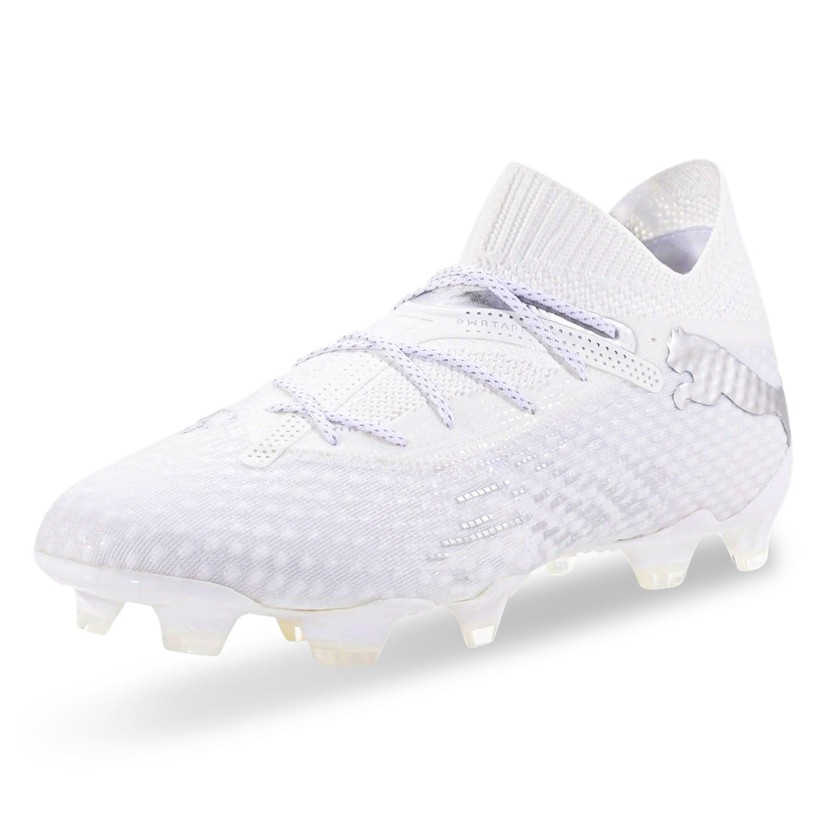 Puma Future 7 Ultimate FG/AG Soccer Cleats (Puma Silver/Puma White)