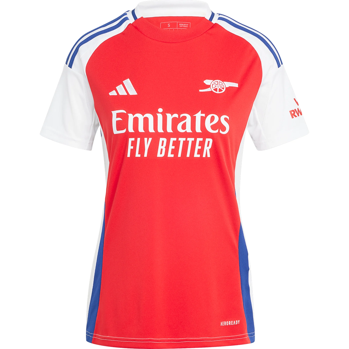 adidas Womens Arsenal Gabriel Home Jersey 24/25 (Better Scarlet/White)