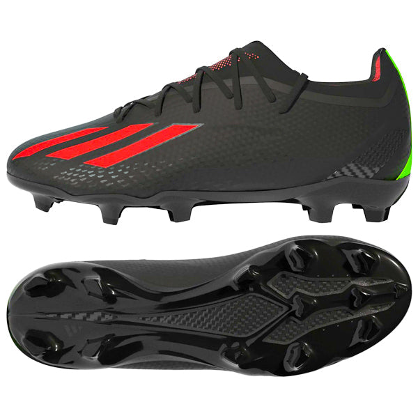 adidas X Speedportal.2 Firm Ground Soccer Cleats (Core Black/Solar Red/Solar Green)