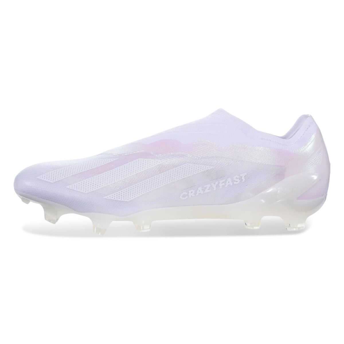 adidas X Crazyfast.1 LL Firm Ground Soccer Cleats (White/White)