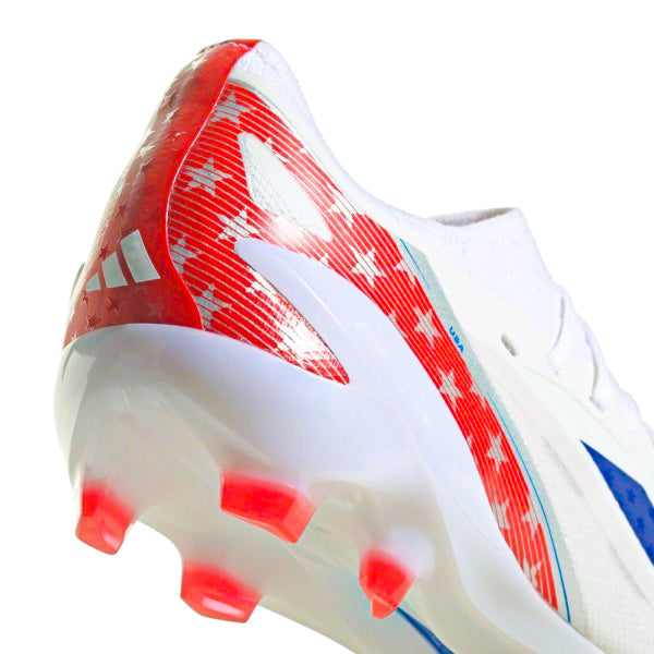 adidas Crazyfast USA.1 FG Soccer Cleats (White/Power Blue)