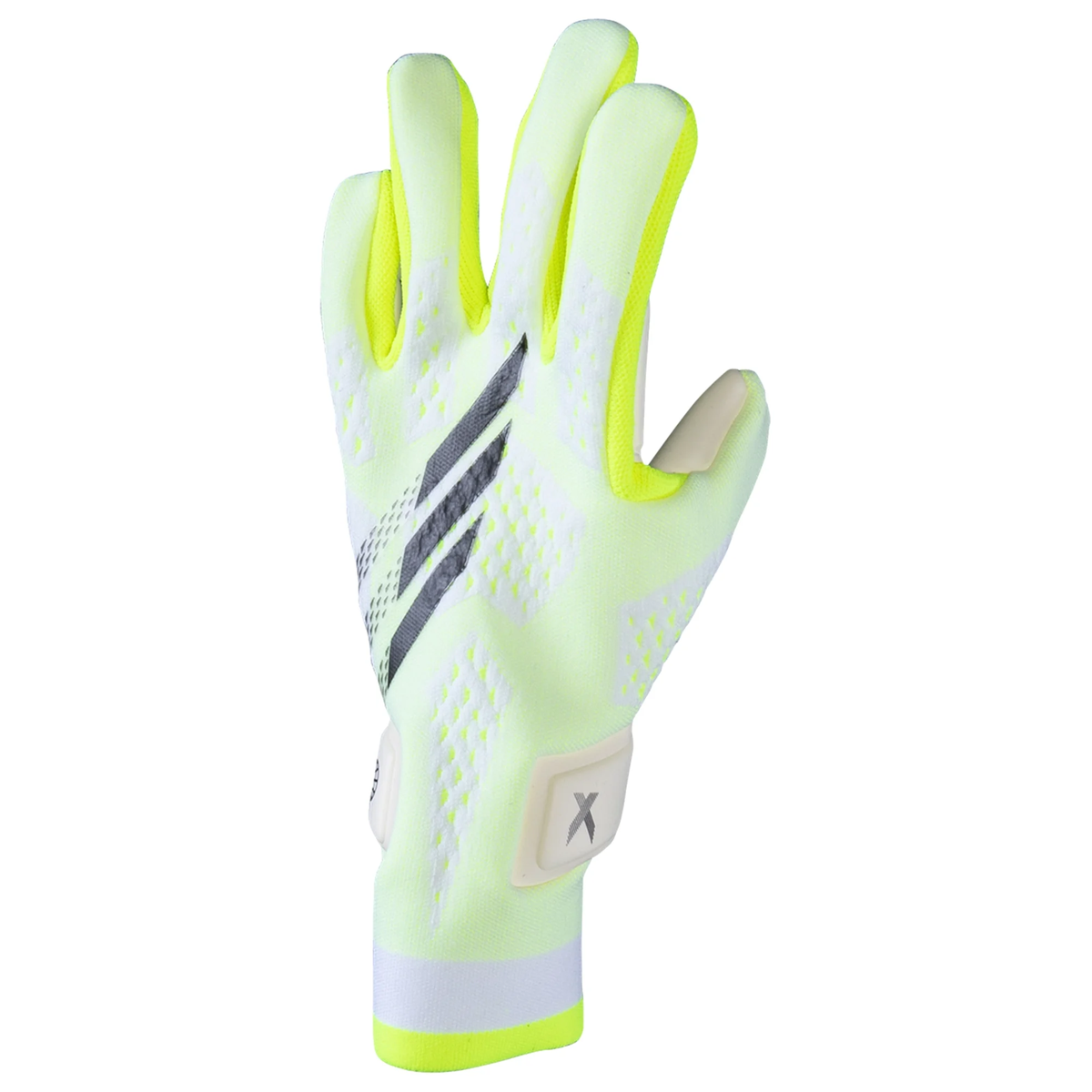 adidas X Pro Goalkeeper Glove (White/Lucid Lemon)