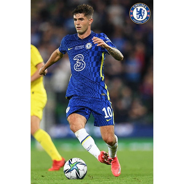 Chelsea FC Christian Pulisic Home Poster