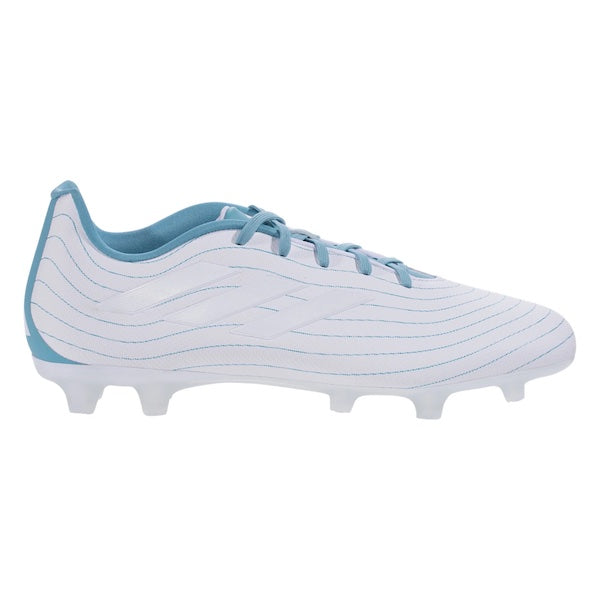 Adidas Copa Pure.3 FG Soccer Cleats (White/Grey Two/Preloved Blue)