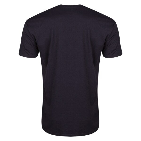 Football Machine Stick Figure Bicycle Kick T-Shirt (Black/White) | Soccer Wearhouse