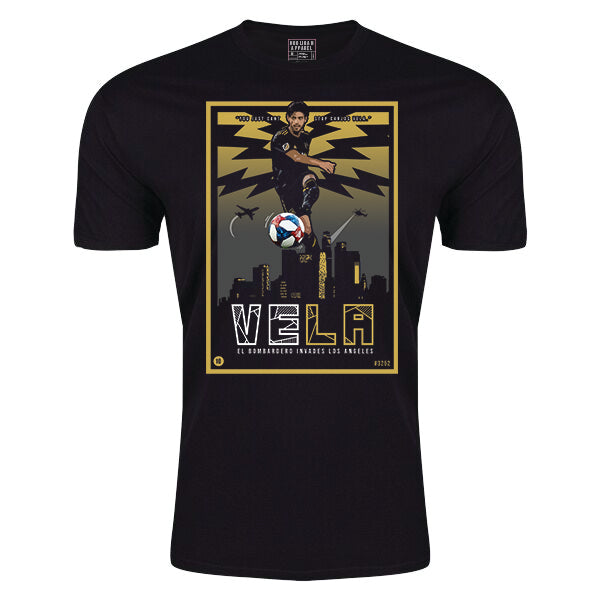 Vela "El Bombardero" Invades LA Hooligan T-Shirt | Soccer Wearhouse