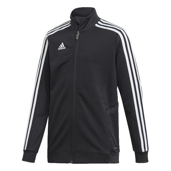 adidas Mens Tiro 19 Trainer Jacket (Black/White) | Soccer Wearhouse