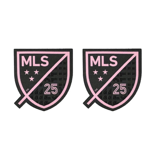 Inter Miami CF 20/21 MLS 25th Anniversary Badges (Pair) | Soccer Wearhouse