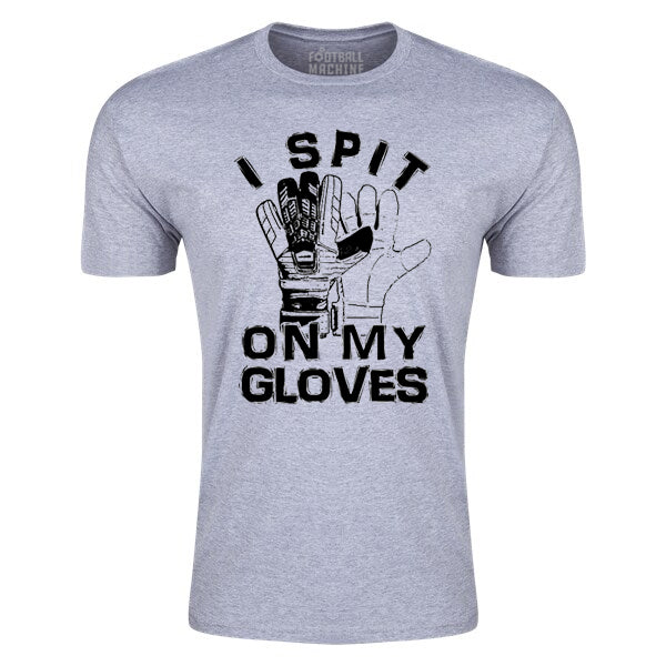 Football Machine Spit On Gloves T-Shirt (Sport Grey) | Soccer Wearhouse