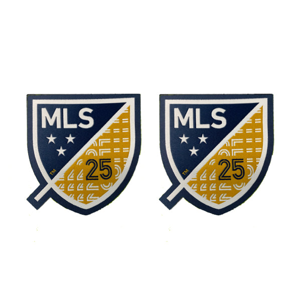 LA Galaxy Home 20/21 MLS 25th Anniversary Badges (Pair) | Soccer Wearhouse