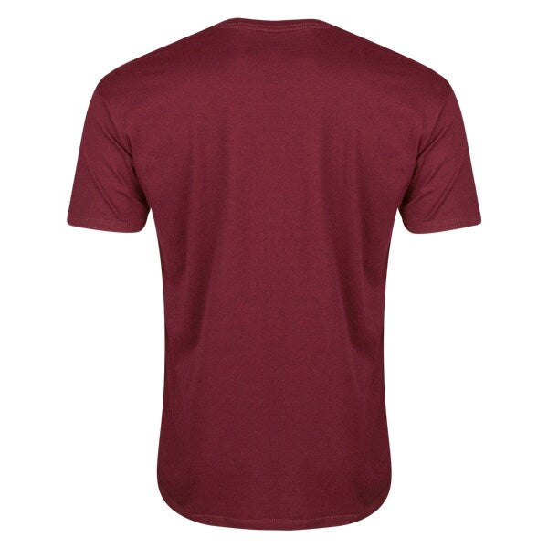 Football Machine Schooled T-Shirt (Maroon) | Soccer Wearhouse