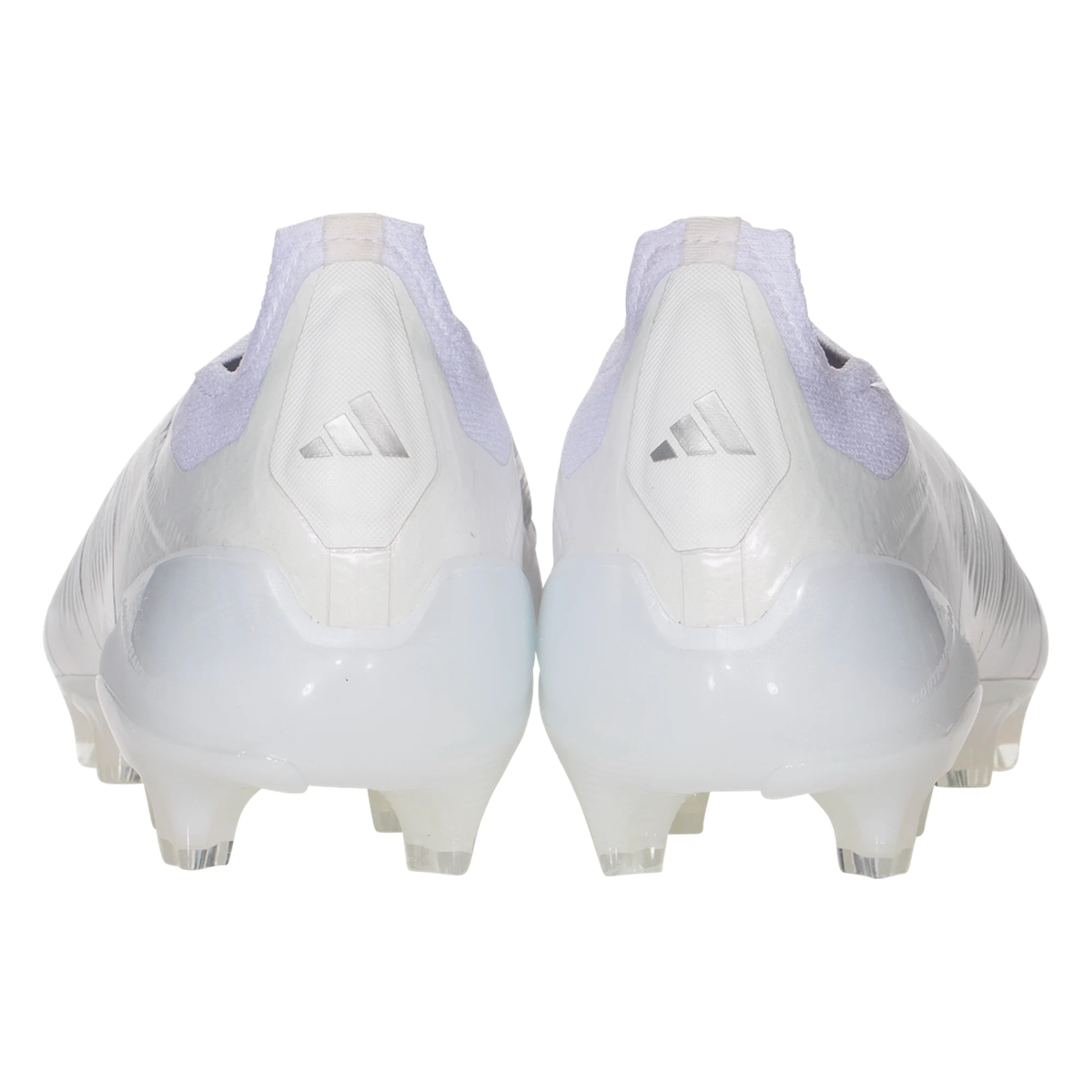 adidas Predator 24 Elite Laceless Firm Ground Soccer Cleats (White/Silver Metallic)