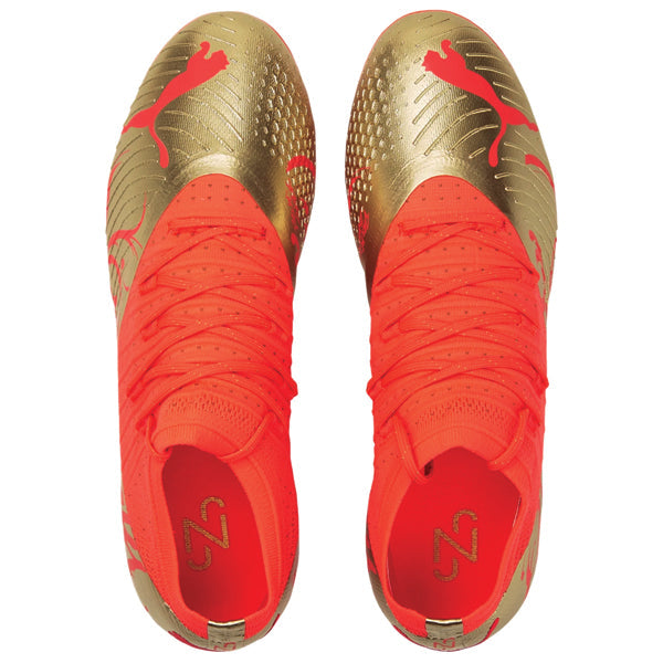 Puma Future Z 2.4 Neymar Jr FG/AG Soccer Cleats (Fiery Coral/Gold)