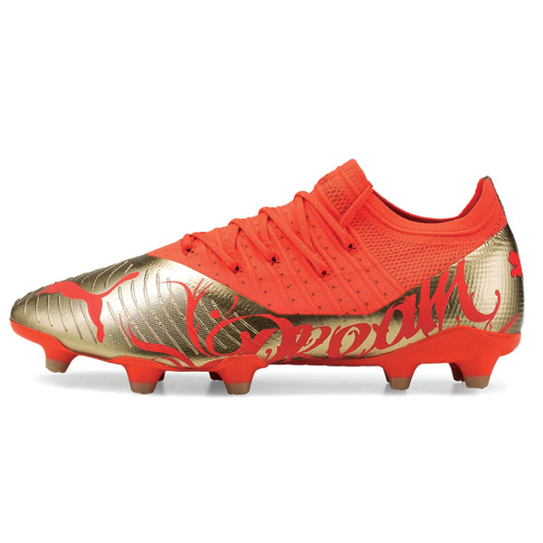 Puma Future Z 2.4 Neymar Jr FG/AG Soccer Cleats (Fiery Coral/Gold)