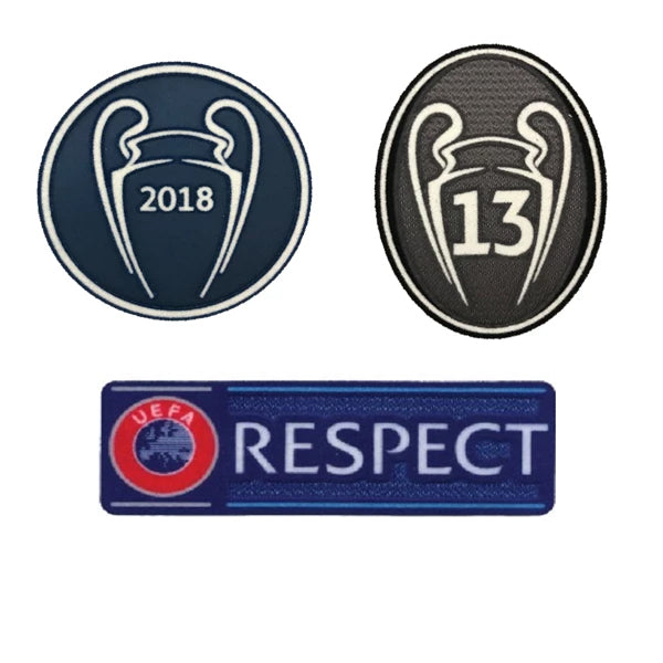 Champions League Real Madrid Patch Set 2018/2019 | Soccer Wearhouse