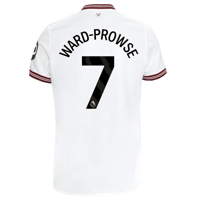 Umbro West Ham Ward-Prowse Away Jersey w/ EPL + No Room For Racism Patches 23/24 (White)