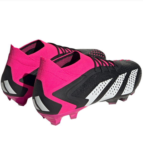 adidas Predator Accuracy.1 FG Soccer Cleats (Core Black/Team Shock Pink)