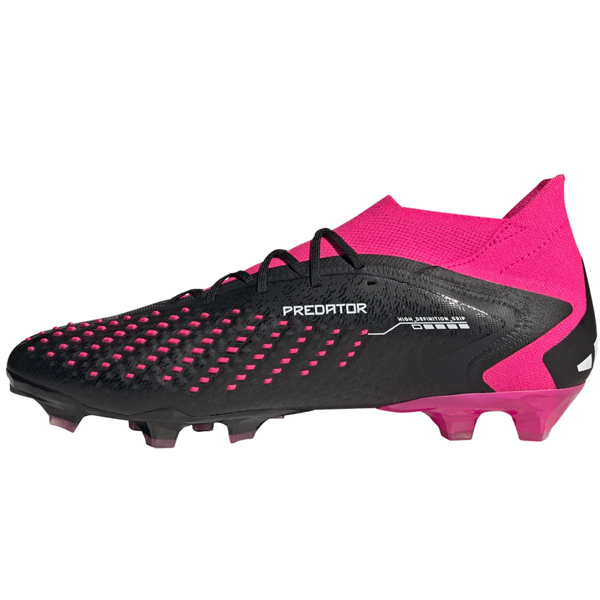 adidas Predator Accuracy.1 FG Soccer Cleats (Core Black/Team Shock Pink)