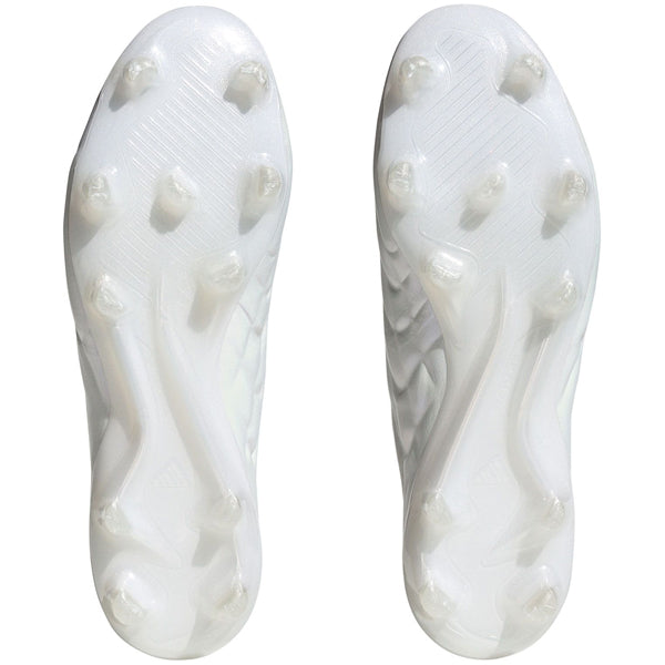 adidas Copa Pure.1 FG Soccer Cleats (Pearlized White/Metallic)