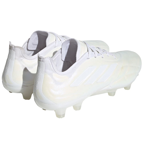 adidas Copa Pure.1 FG Soccer Cleats (Pearlized White/Metallic)