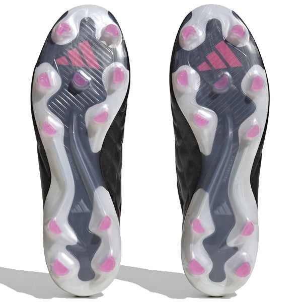 adidas Copa Pure.1 Firm Ground Soccer Cleats (Black/Zero Metallic/Shock Pink)