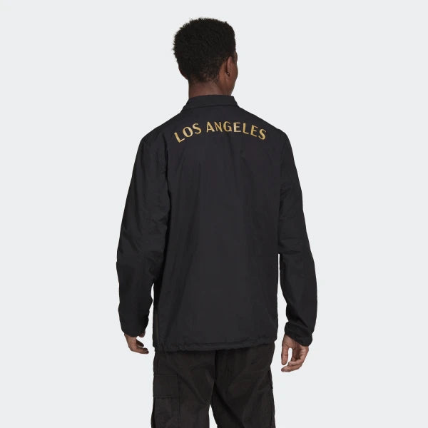 adidas LAFC Tiro Coaches Anthem Jacket (Black/Gold)