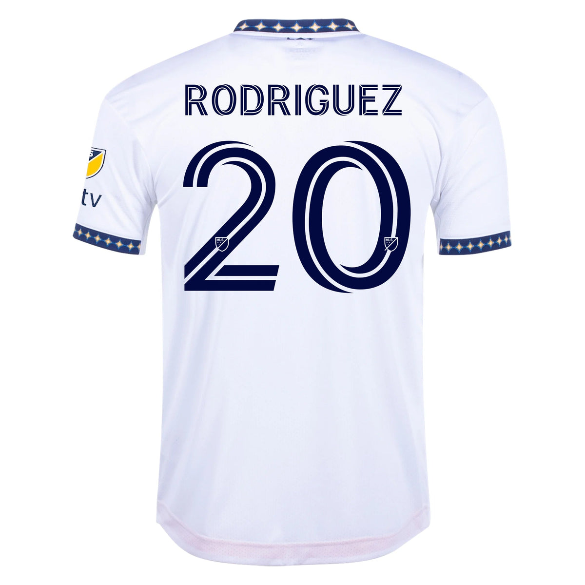 adidas Rodriguez LA Galaxy Home Authentic Jersey 22/23 w/ MLS Patches (White)