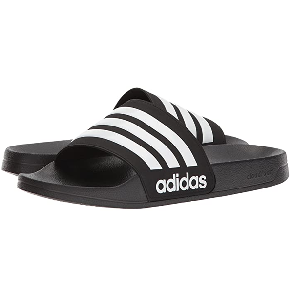 adidas Adilette Shower Sandals (Black/White)