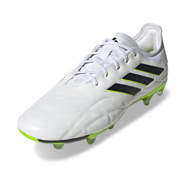 adidas Copa Pure.2 Firm Ground Soccer Cleats (White/Lucid Lemon)