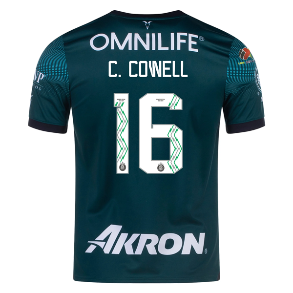 Puma Chivas Cade Cowell Third Jersey w/ Liga MX Patch 23/24 (Malachite)