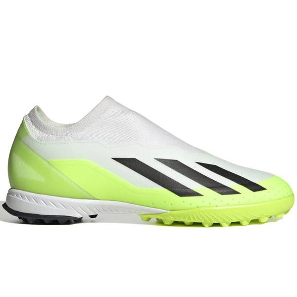 adidas X Crazyfast.3 LL Turf Soccer Shoes (White/Lucid Lemon)