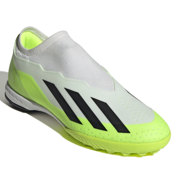 adidas X Crazyfast.3 LL Turf Soccer Shoes (White/Lucid Lemon)