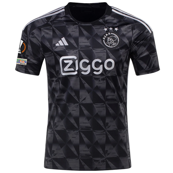 adidas Ajax Josip Šutalo Third Jersey w/ Europa League Patches 23/24 (Black)