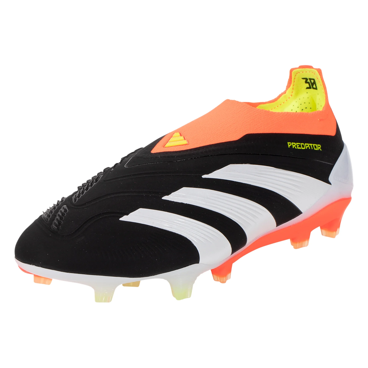 adidas Predator Elite LL FG Soccer Cleats (Black/Solar Red)