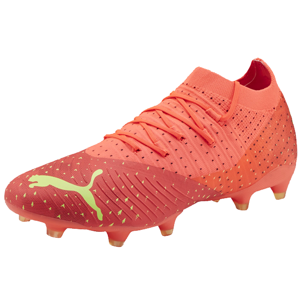 Puma Future 3.4 FG/AG Soccer Cleats (Coral/Fizzy Light/Salmon)