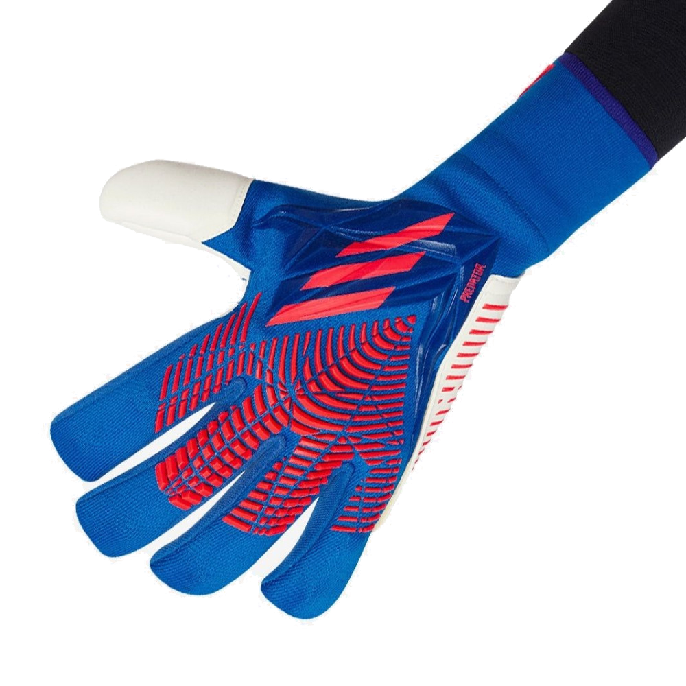 adidas Predator Pro Goalkeeper Fingersave Glove (Royal Blue/Red)