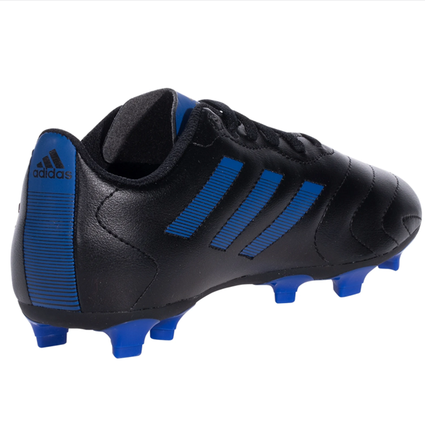 adidas Jr. Goletto VIII FG Soccer Cleats (Black/Team Royal Blue)