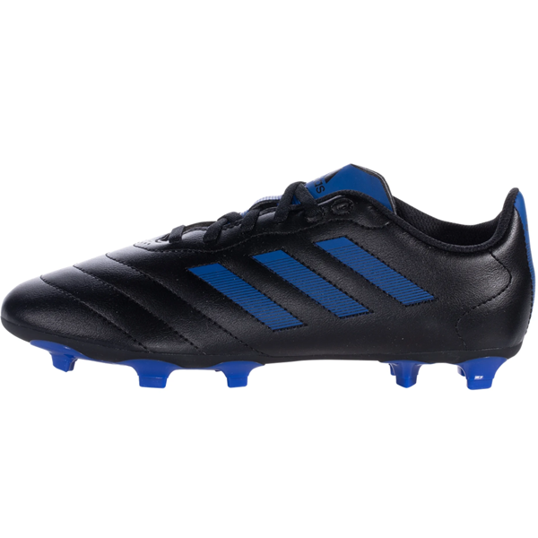 adidas Jr. Goletto VIII FG Soccer Cleats (Black/Team Royal Blue)