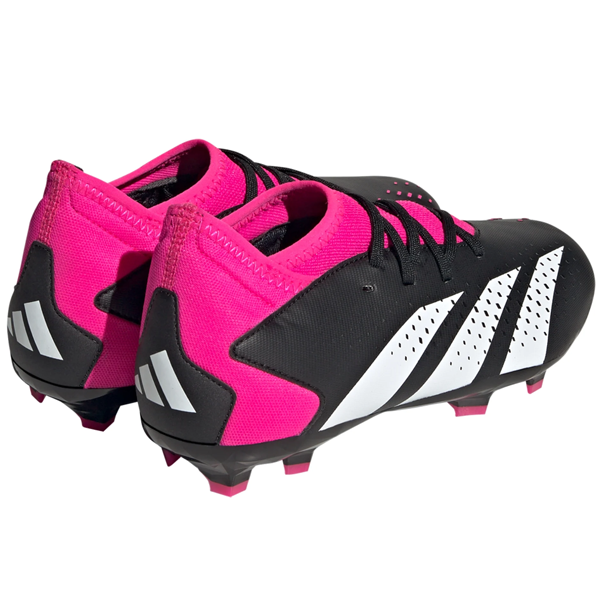 adidas Jr. Predator Accuracy.3 FG Soccer Cleats (Core Black/Team Shock Pink)