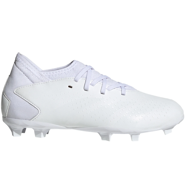 adidas Jr. Predator Accuracy.3 FG Soccer Cleats (Core White)