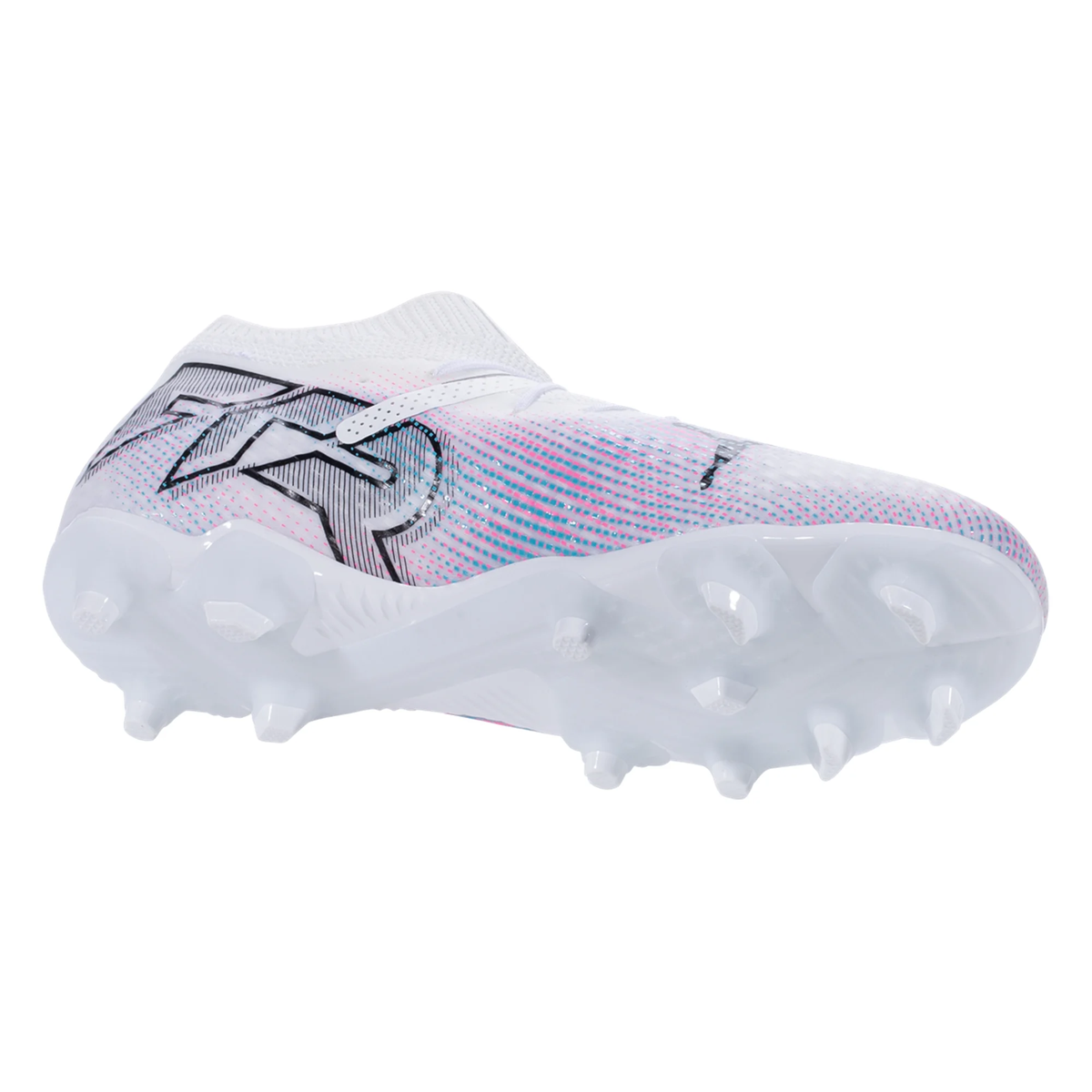 Puma Future 7 Pro FG/AG Soccer Cleats (Puma White/Poison Pink)