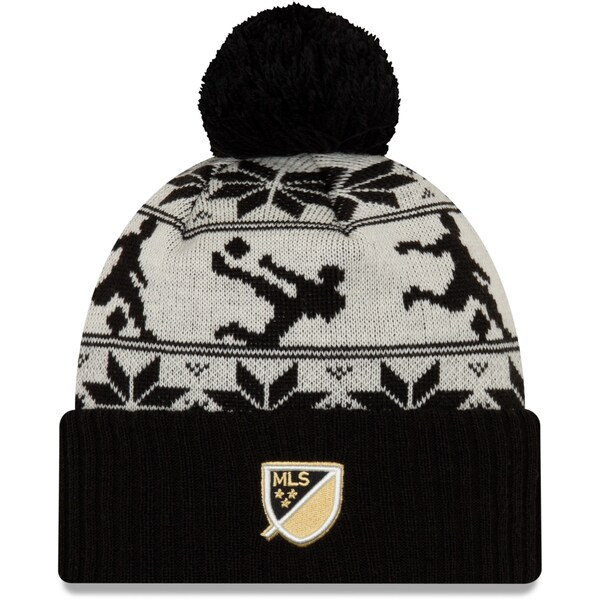 New Era LAFC Ugly Sweater Knit Beanie (White/Black)