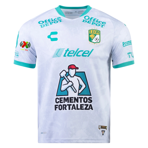 Charly Leon Away Jersey w/ Liga MX Patch 21/22 (White)