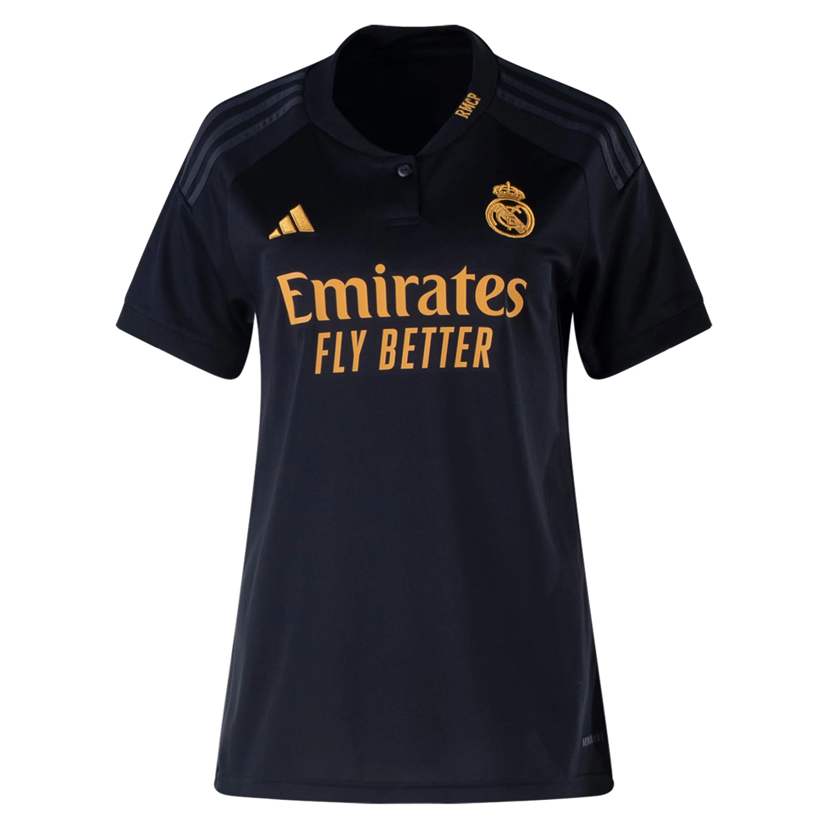 adidas Womens Real Madrid Jude Bellingham Third Jersey 23/24 (Black)